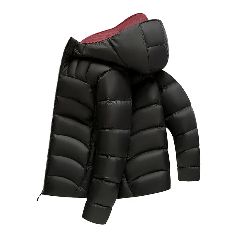 Warm Quilted Hooded Puffer Jacket