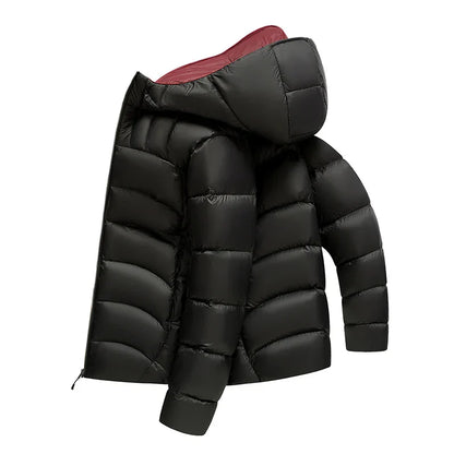 Warm Quilted Hooded Puffer Jacket