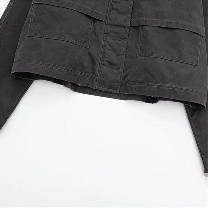 Rugged Cotton Large Utility Jacket