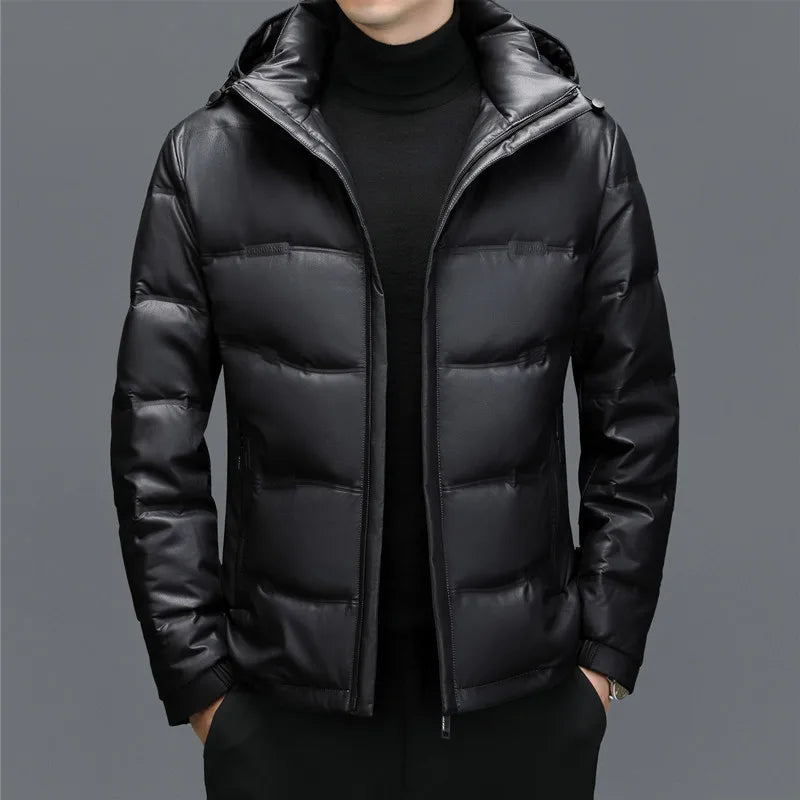 Warm Quilted Hooded Puffer Coat - Nocini