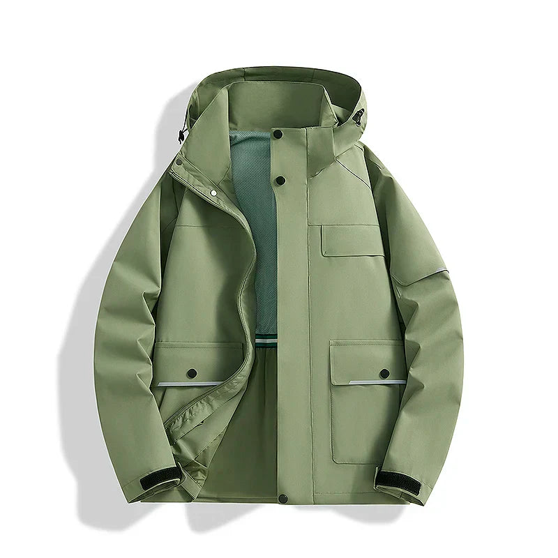 Casual Athletic Colorblock Hoodie Jacket