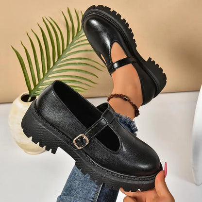 Classic Buckle High Heel Shoe