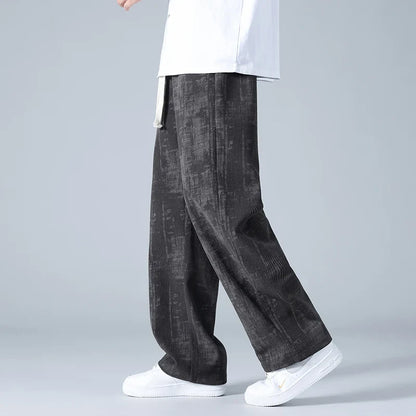 Navy Blue Fleece Jogger Pants