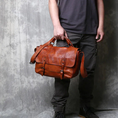 Classic Leather Business Bag - Nocini