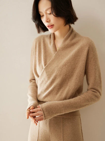 Cozy Wool V-Neck Sweater