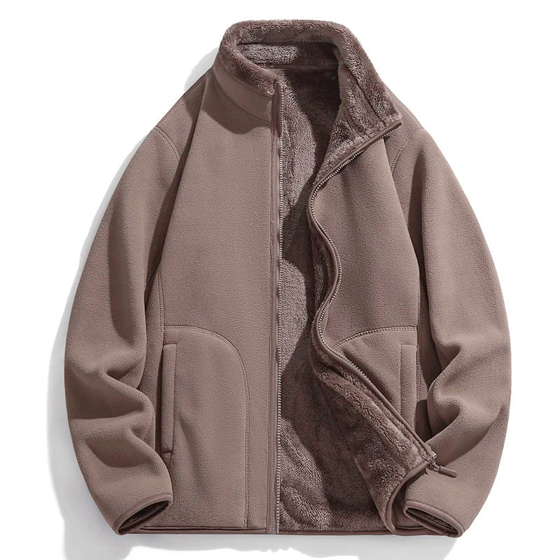 Cozy Fleece Lined Casual Jacket
