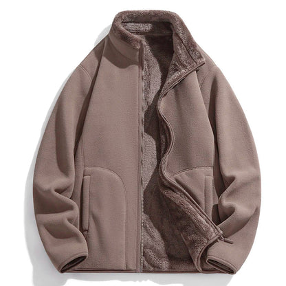 Cozy Fleece Lined Casual Jacket