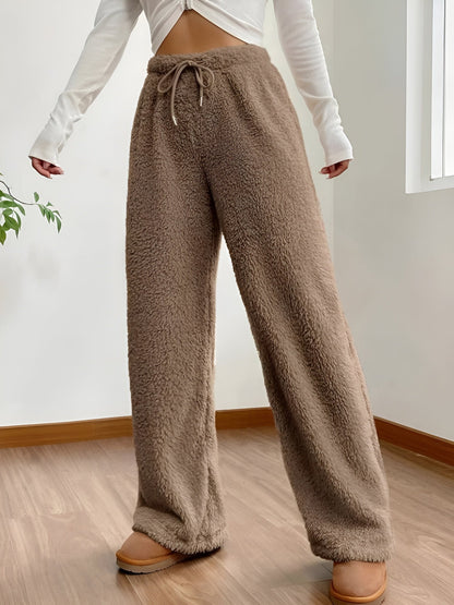 Plush Fleece Jogger Pants - Nocini