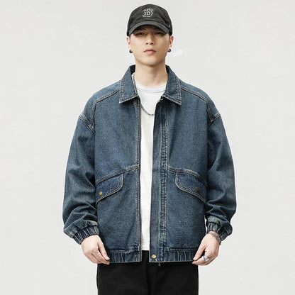 City Style Blue Jeans Jacket - Nocini