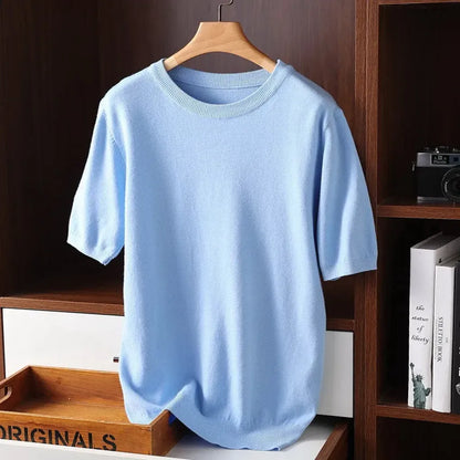 Classic Crew Neck Tee for Daily Style