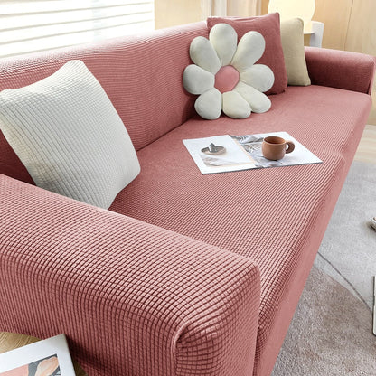 Fitted Elastic Couch Slipcover Anti-Slip Furniture Protector