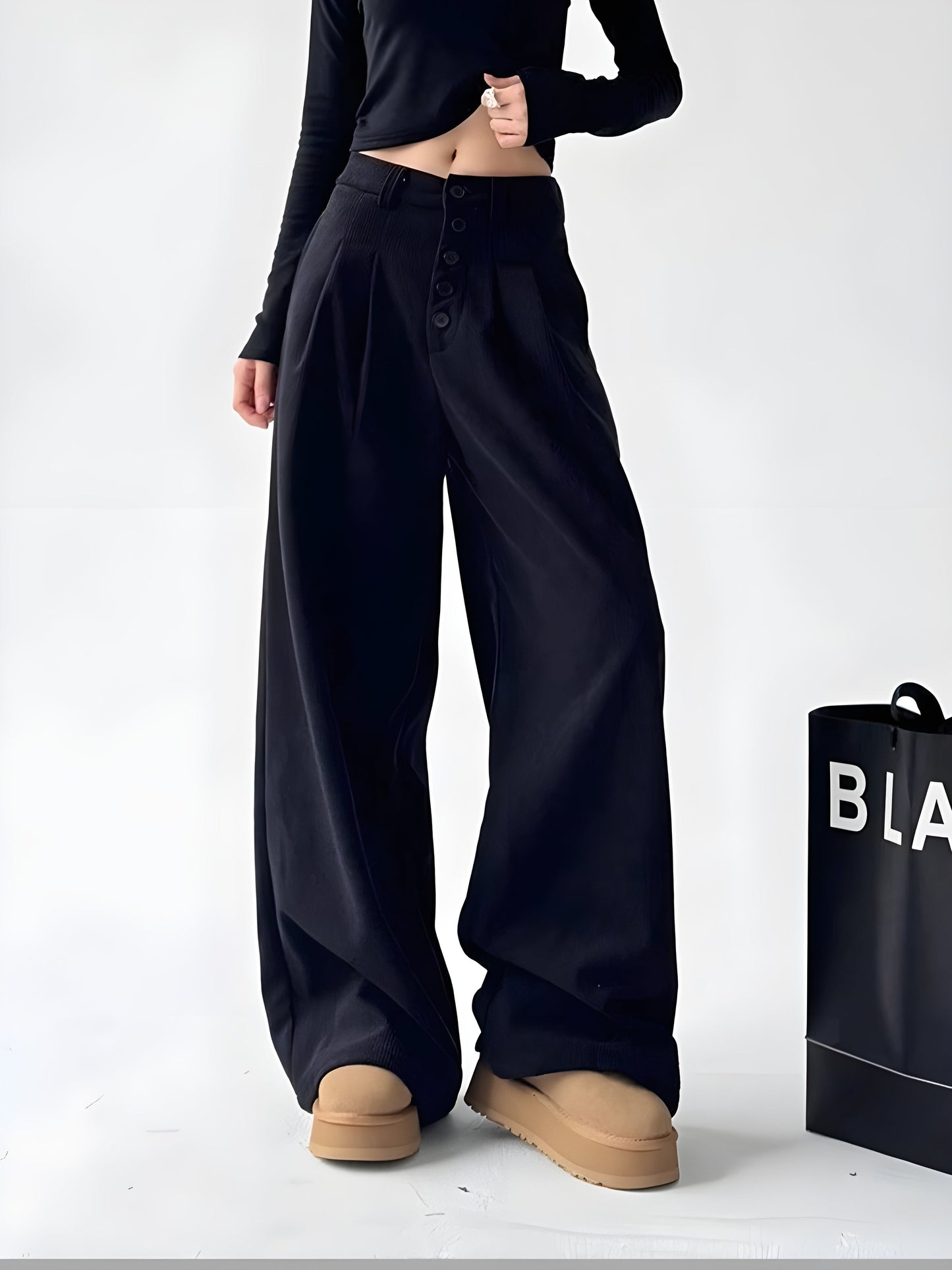 Wide Leg Corduroy Pants