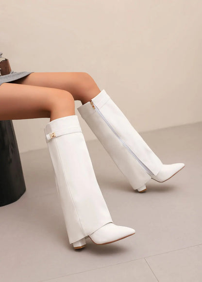 Fashionable Women's High Heel Knee Boots