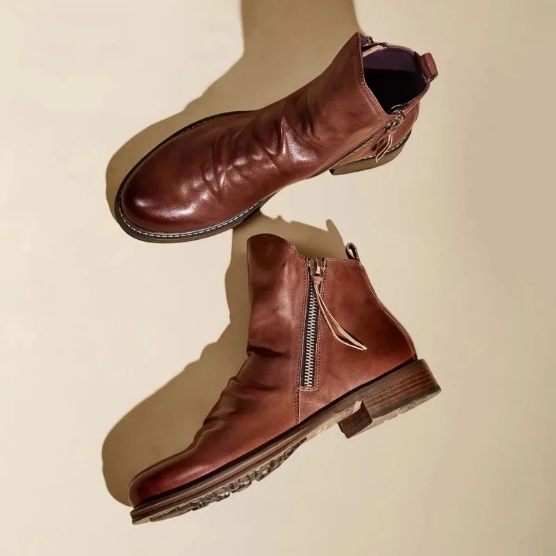 Women's Low Heel Ankle Boots