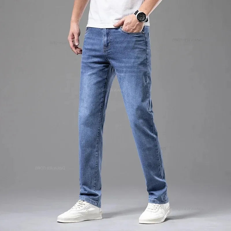 Men's Slim Dark Wash Jeans - Nocini