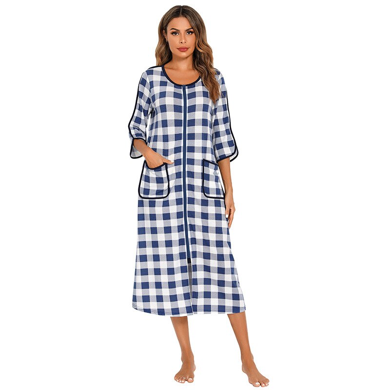 Cozy Hooded Sleep Dress for Women