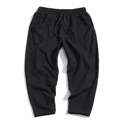 Casual Fit Short Cotton Trousers