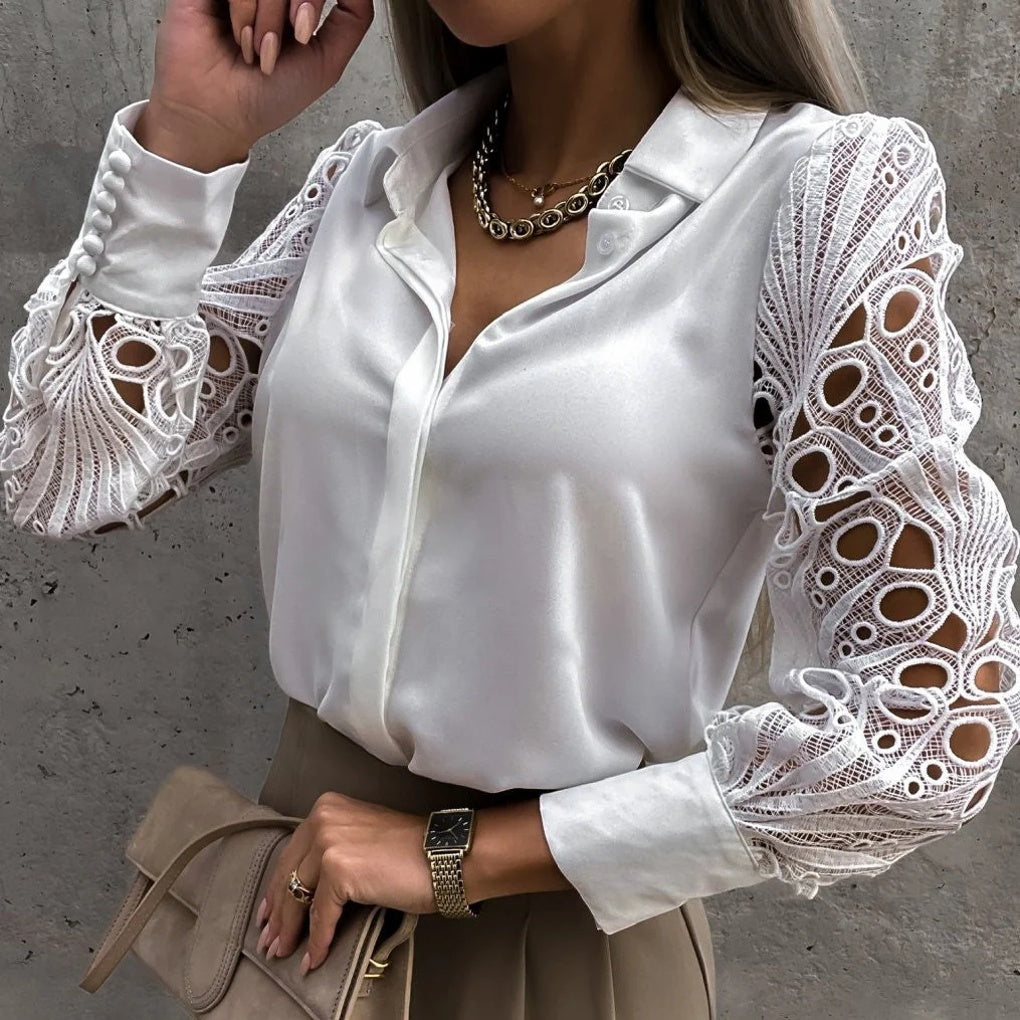 Women's Fashionable Relaxed Fit Blouse - Olytrend