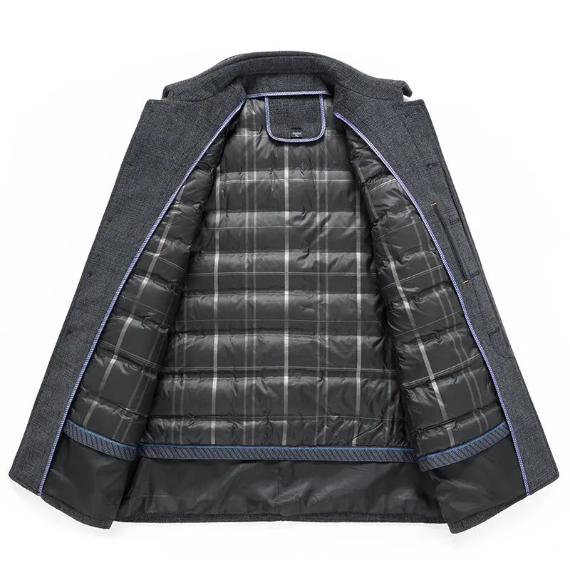 Classic Checked Winter Coat