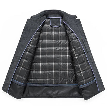 Classic Checked Winter Coat