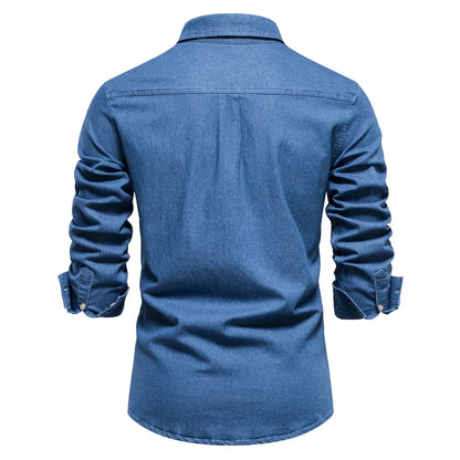Classic Fit Mens Button Down Shirt with Pocket
