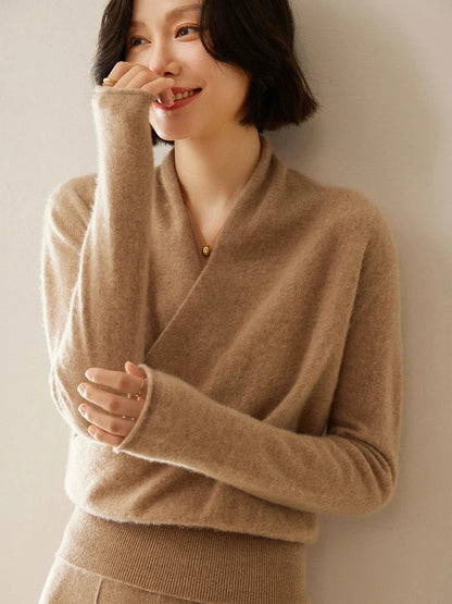 Cozy Wool V-Neck Sweater