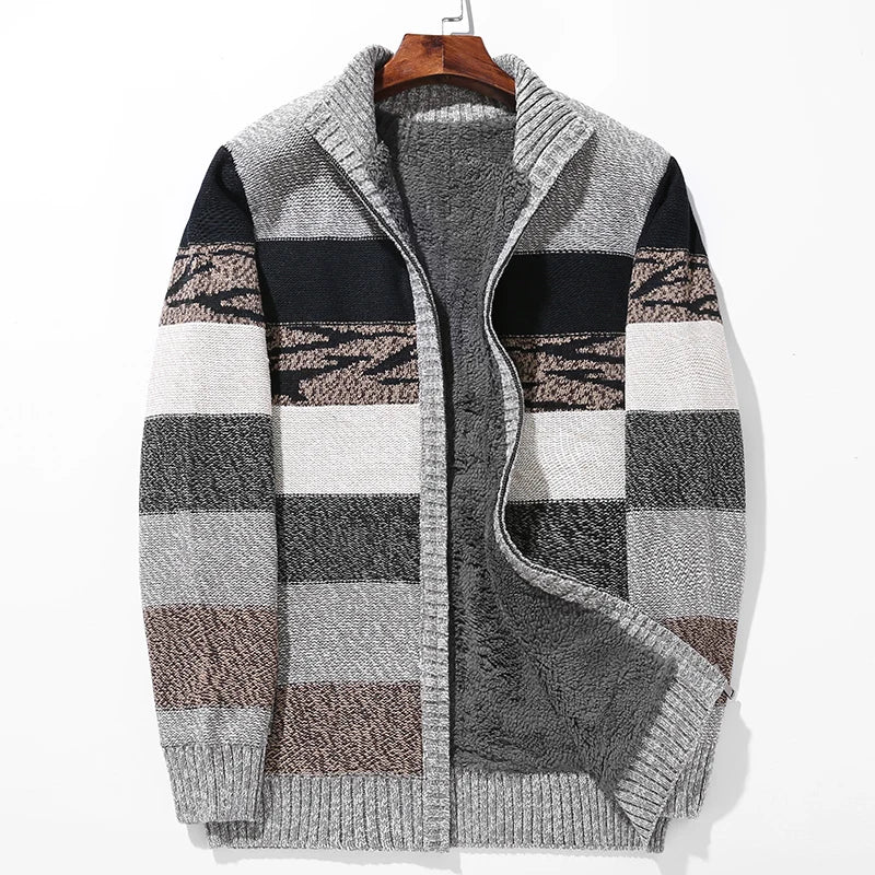 Multicolored Wool Sweater Cardigan - Nocini