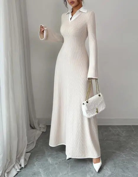Cozy Long Sleeve Maxi Dress