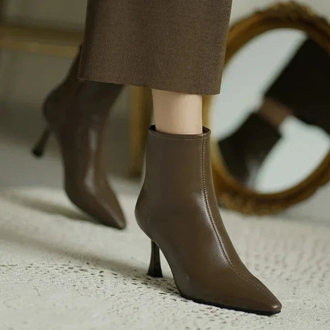 Low Heel Ankle Boots