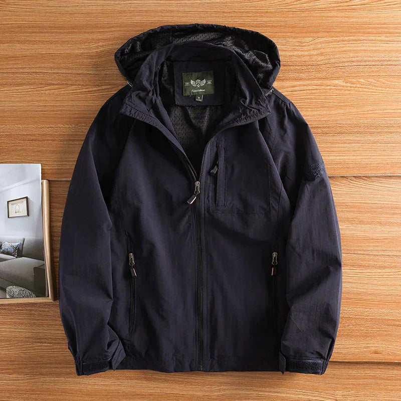 Waterproof Mens Hiking Jacket with Hood