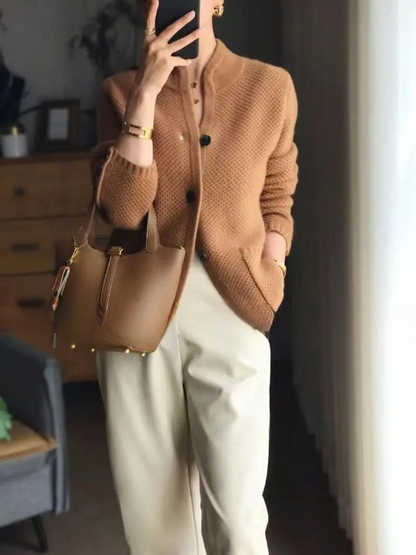 Cozy Women's Knit Cardigan with Pockets