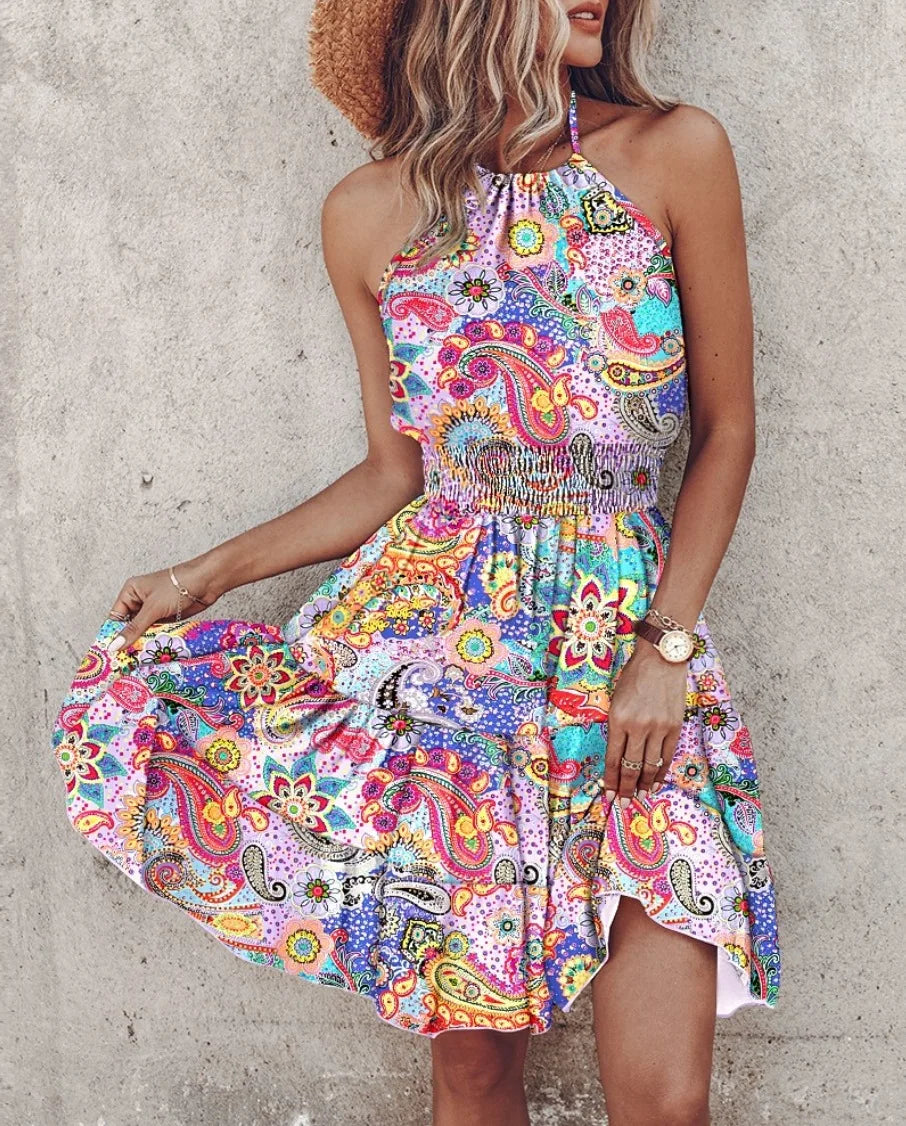 Sleeveless Mini A-Line Dress for Women