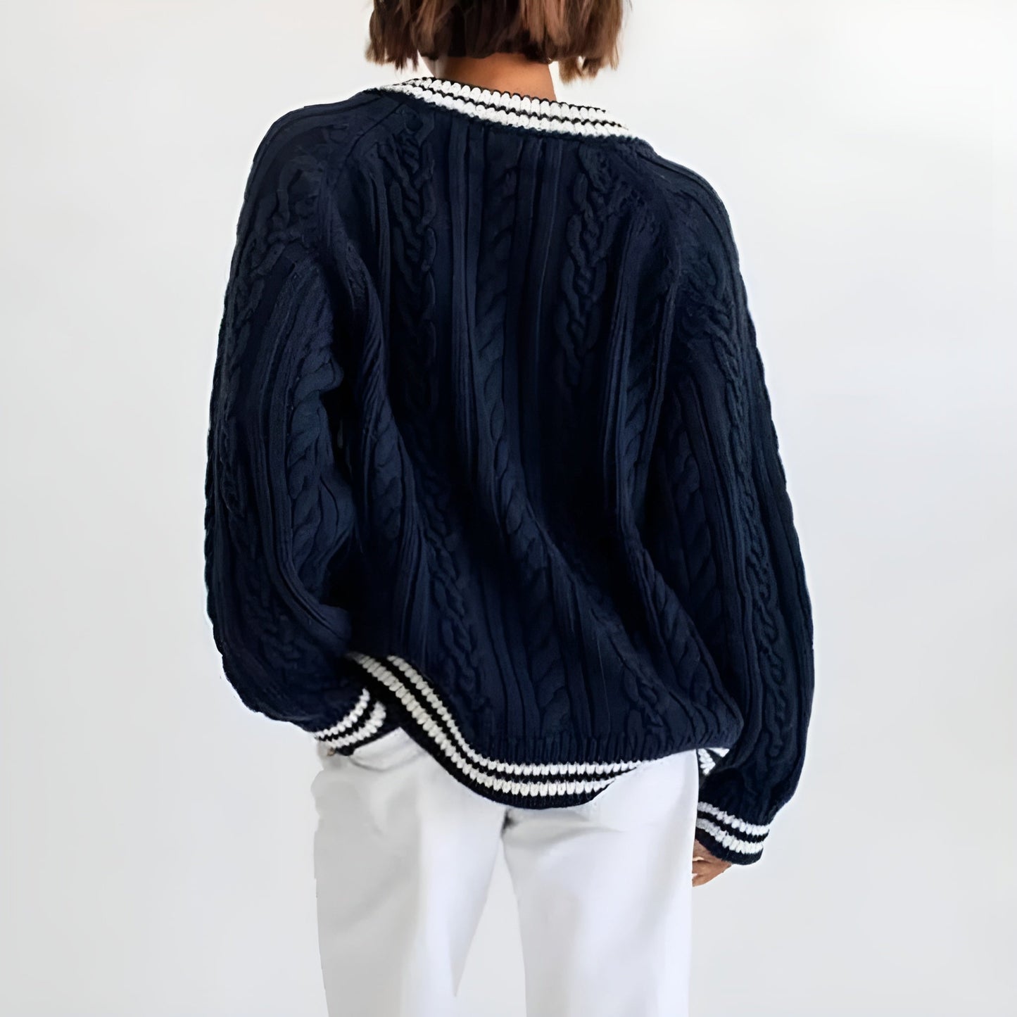 Classic Crew Neck Knit Sweater
