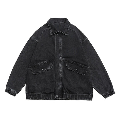 City Style Blue Jeans Jacket