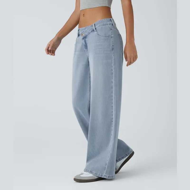 Relaxed Fit Loose Women's Jeans