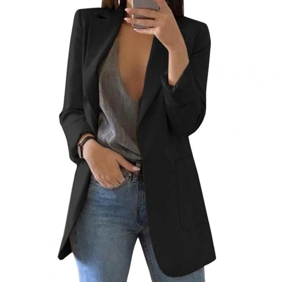 Women's Elegant Fitted Office Blazer - Nocini