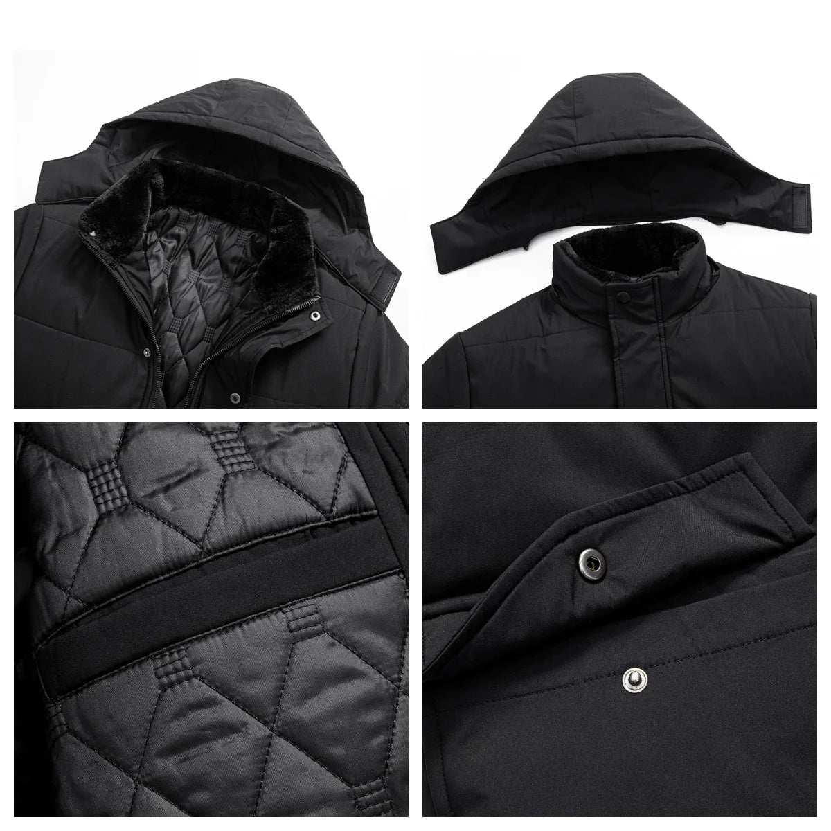 Warm Faux Fur Insulated Jacket
