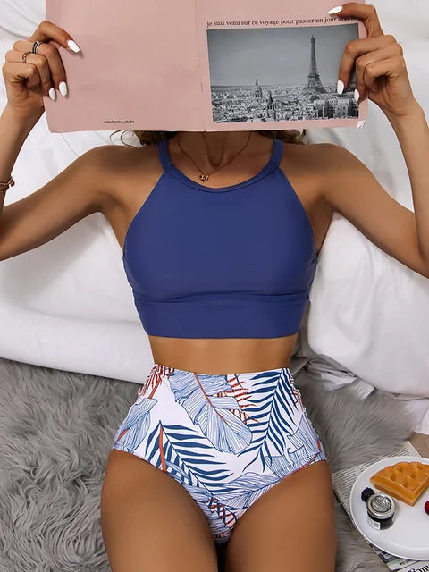 Women's Bikini Set - Adjustable Top - High Waisted - Soft Comfortable Swimwear - Nocini