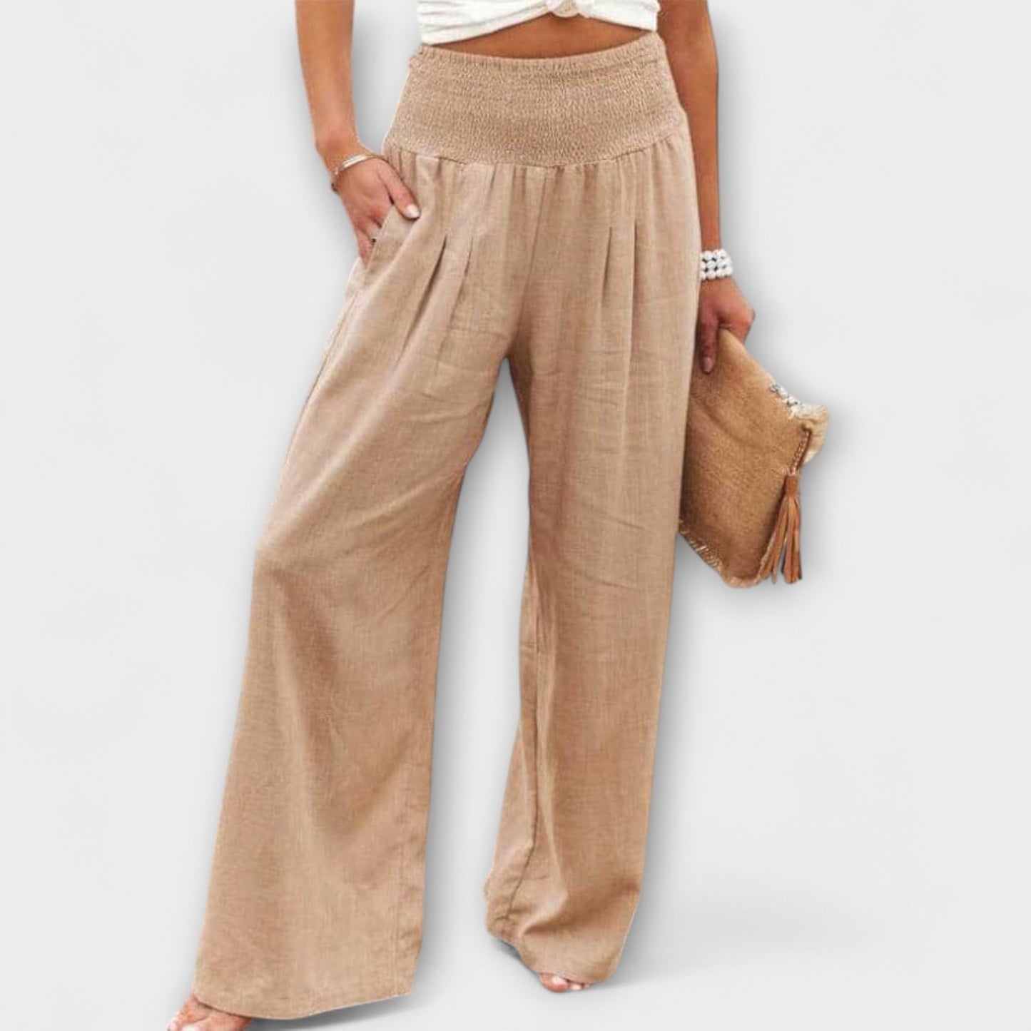 Fashionable Loose Fit Women's Trousers