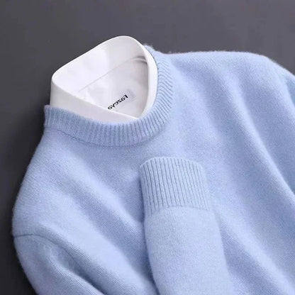 Soft Men's Crew Neck Cashmere Sweater