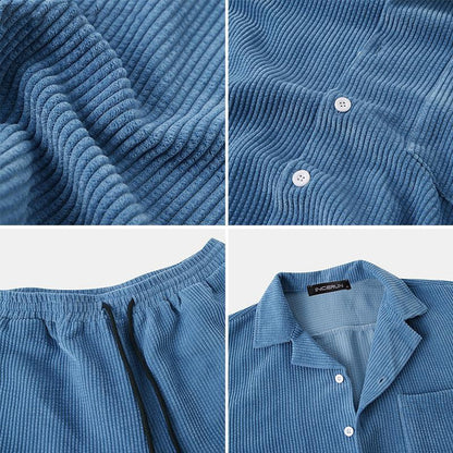 Breathable Casual Men's Summer Outfit Set