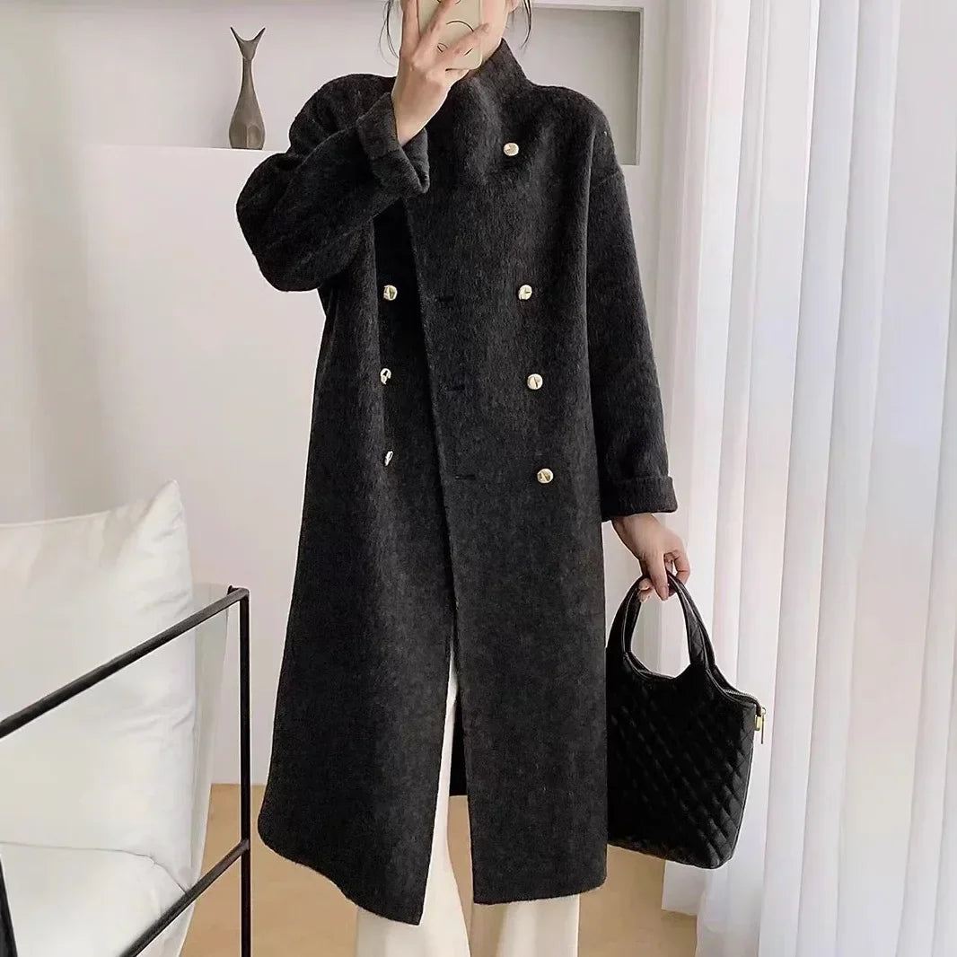 Warm Women's Wool Mix Jacket - Nocini