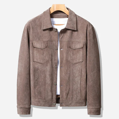 Luxury Brown Leather Jacket