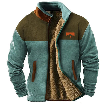 Casual Loose Fit Zipper Jacket