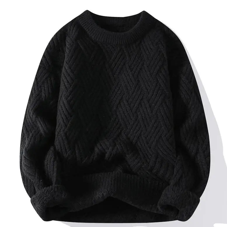 Casual Fit Geometric Sweater