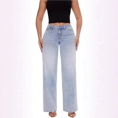Comfortable Loose Fit Women's Jeans