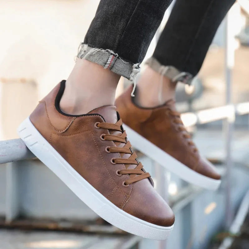 Bastien Leather Sneakers Caliboot