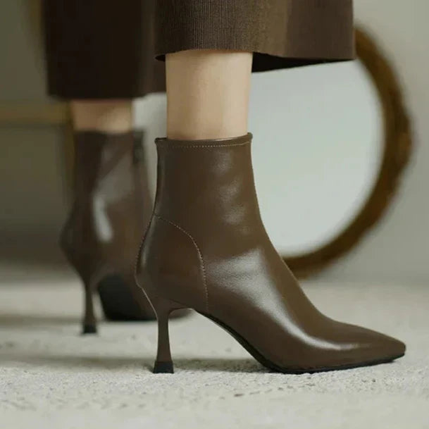 Low Heel Ankle Boots