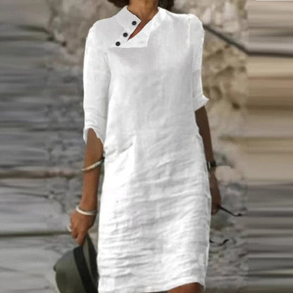 Casual Knee Length A Line Dress for Women