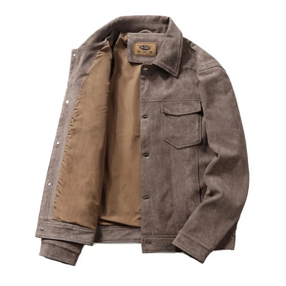 Luxury Brown Leather Jacket